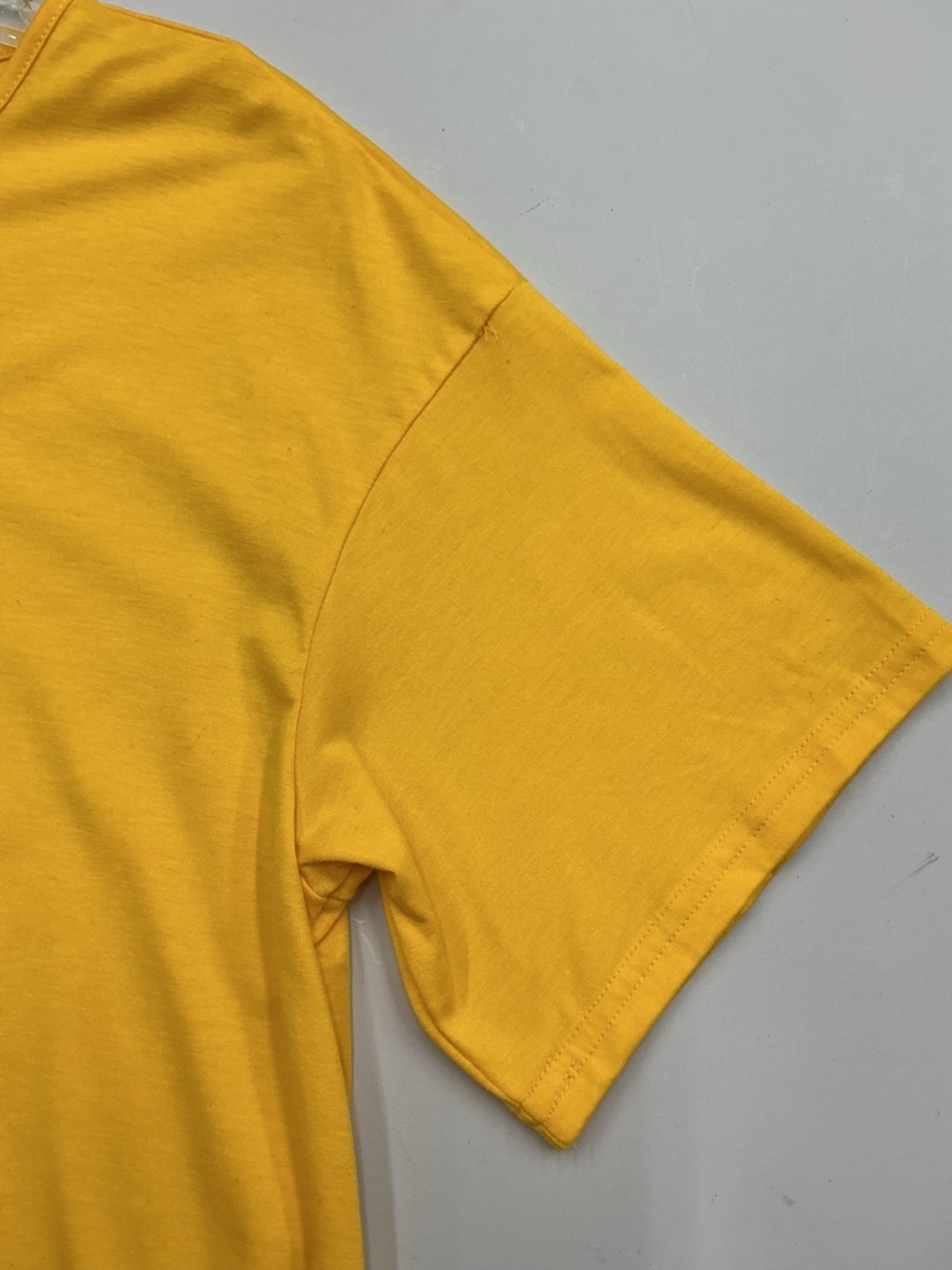 MISSLOOK Yellow Daisy Tee with White Floral Hem - Picture 3 of 5